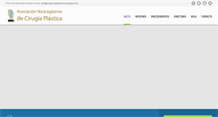 Desktop Screenshot of cirujanosplasticosnicaragua.com