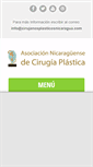 Mobile Screenshot of cirujanosplasticosnicaragua.com